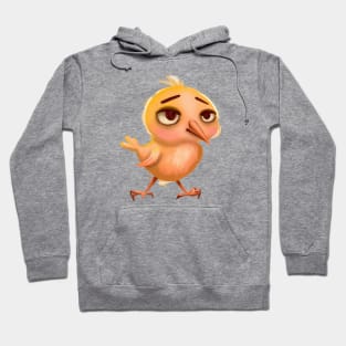 Cute Bird Drawing Hoodie